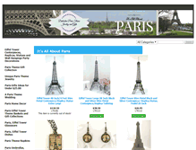 Tablet Screenshot of itsallaboutparis.com